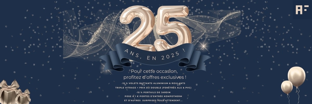 25 ans en 2025, offres exclusives.